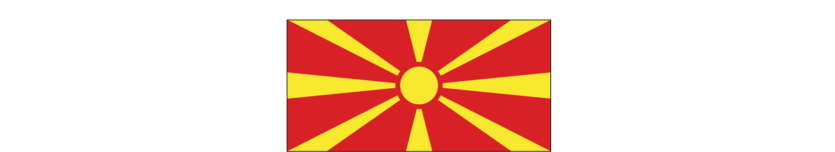 flag of North Macedonia